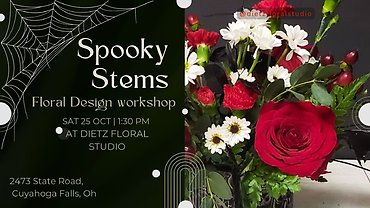 Spooky Stems floral design Class