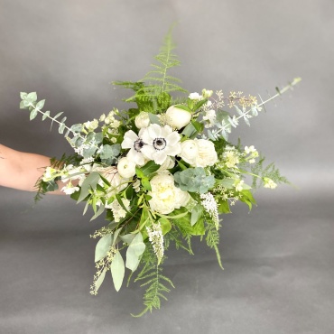 Gathered Garden Bridal Bouquet