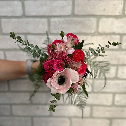 Shades of Pink Prom Bouquet