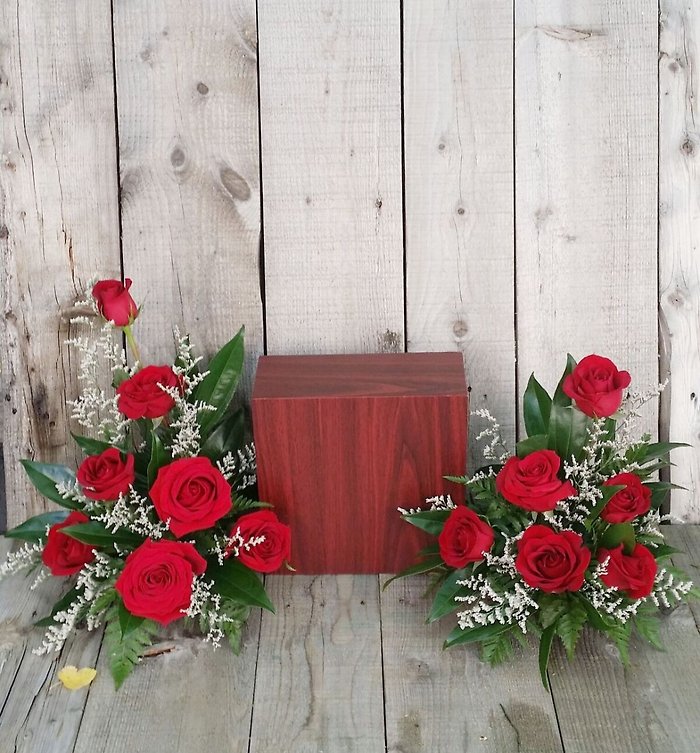 Roses Tribute for urn