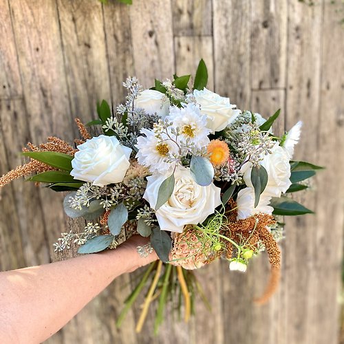 Terracotta Pops Bridal Bouquet
