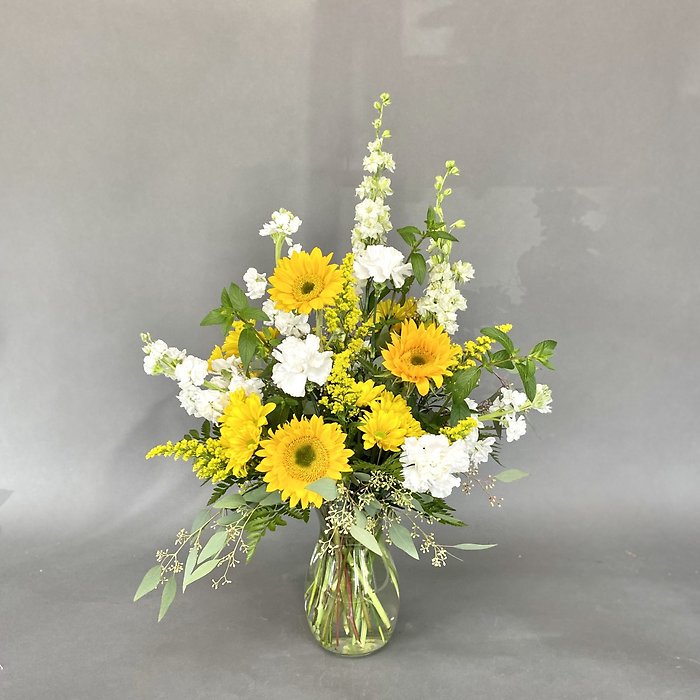 Golden Glow Vase Arrangement