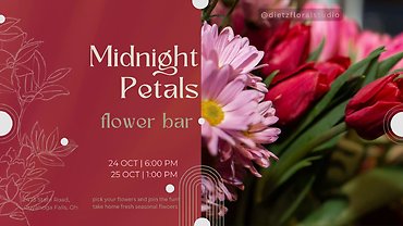Midnight Petals: Moody Bouquet Bar 10/24 6P Cuyahoga Falls