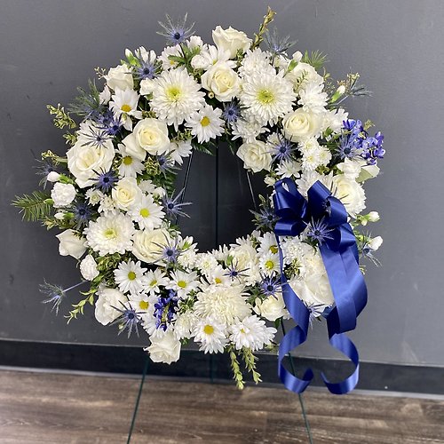 True Blue Friend Wreath