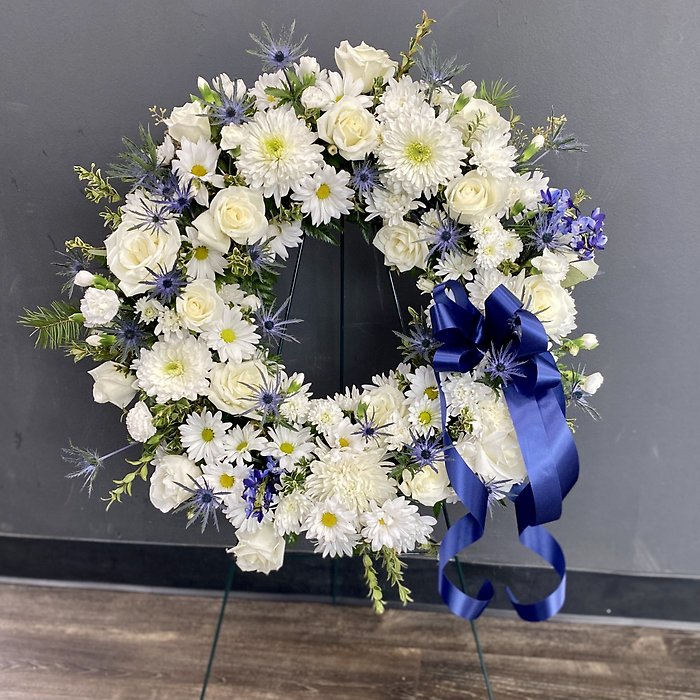 True Blue Friend Wreath
