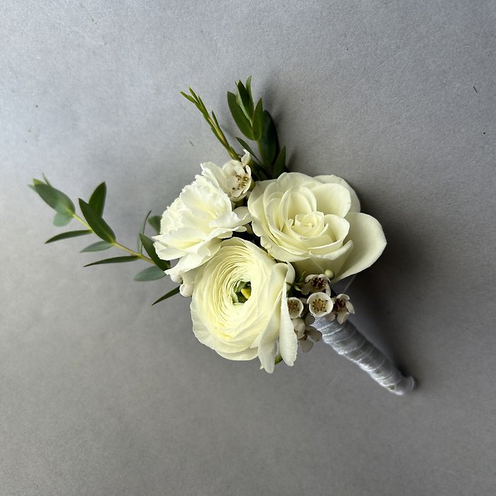 White Boutonniere
