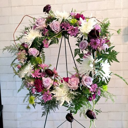 Lush and Lavender Wreath