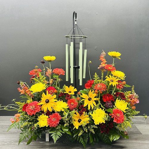 Windchime & Flowers