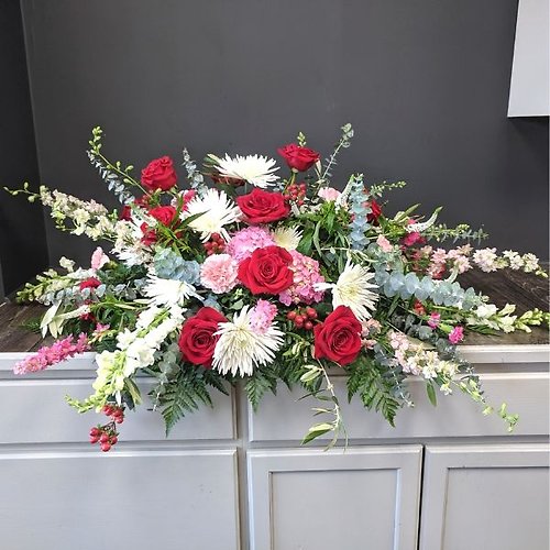 Loving Thoughts Casket Spray