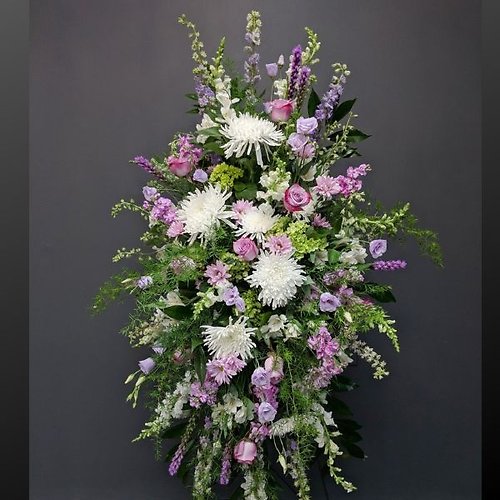 Lush and Lavender Standing Spray