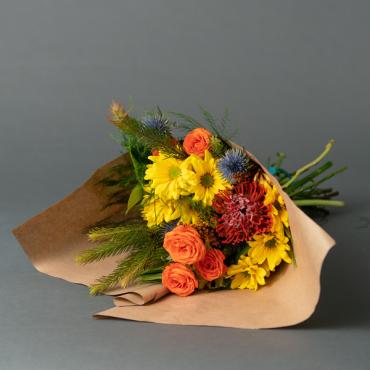Time for Giving Hand-tied Bouquet -- Fall