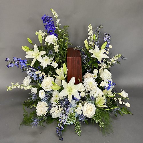 True Blue Friend Urn Weath