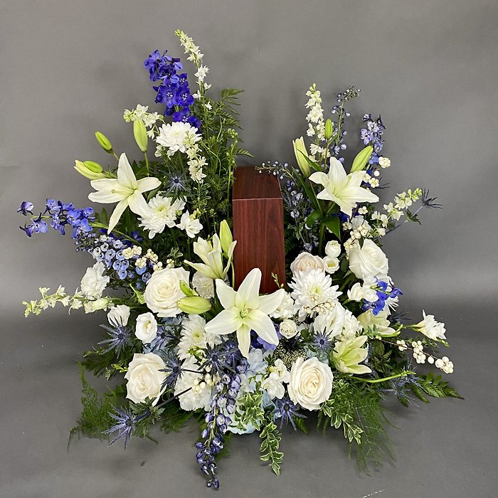 True Blue Friend Urn Weath