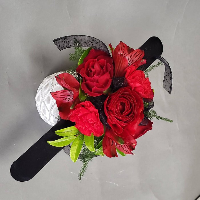Red Wrist Corsage